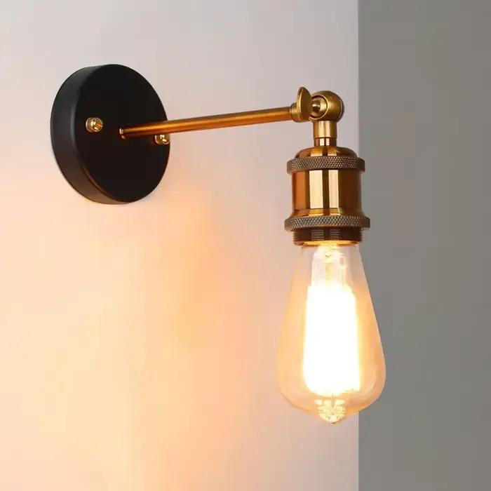 Lampe murale rétro de style industriel E27