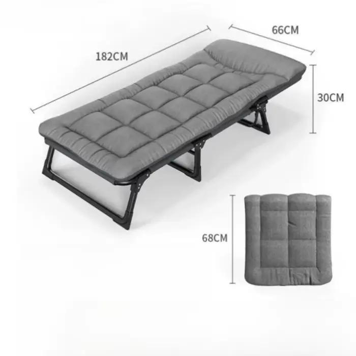 Lit pliant avec matelas intégré pour adultes