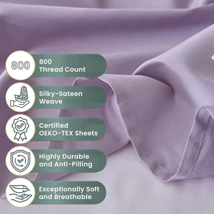 Drap plat en coton égyptien 100% biologique
