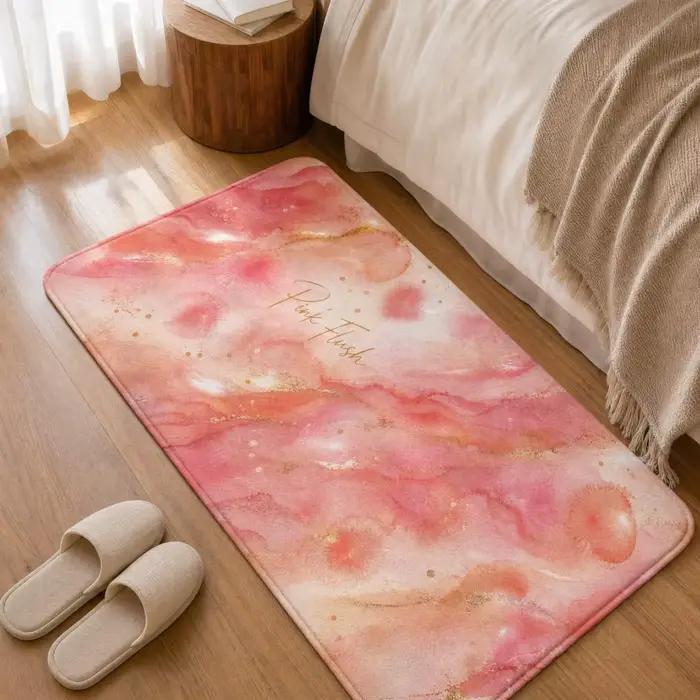 Tapis de chevet en flanelle