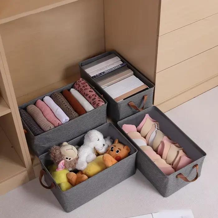 Boîte de Rangement Cationique pour Vêtements