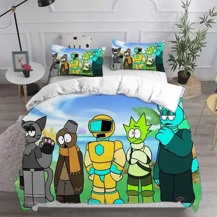 Sprunki ensembles de literie housse de lit couette