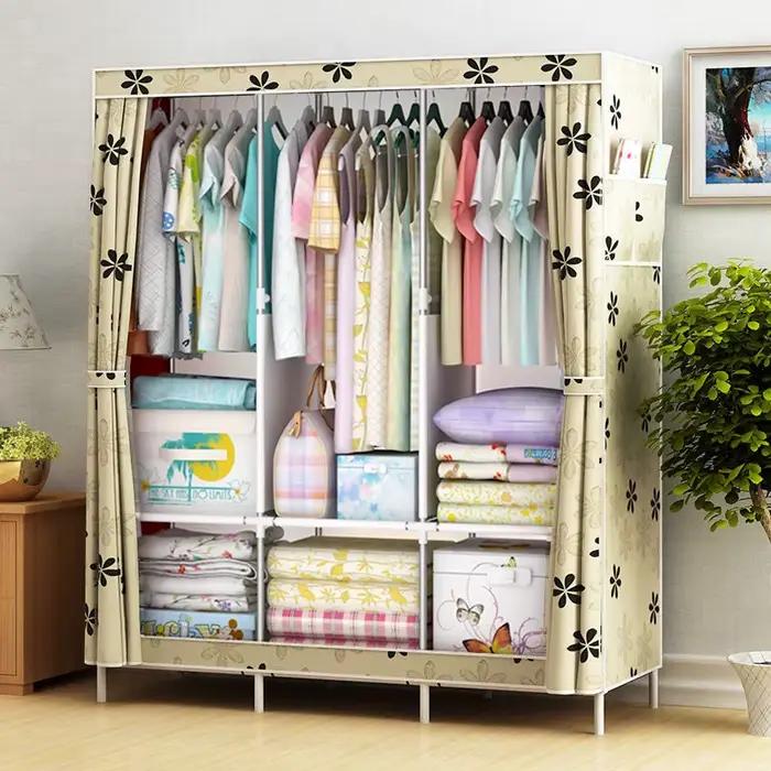 Garde-robe à grille simple renforcée