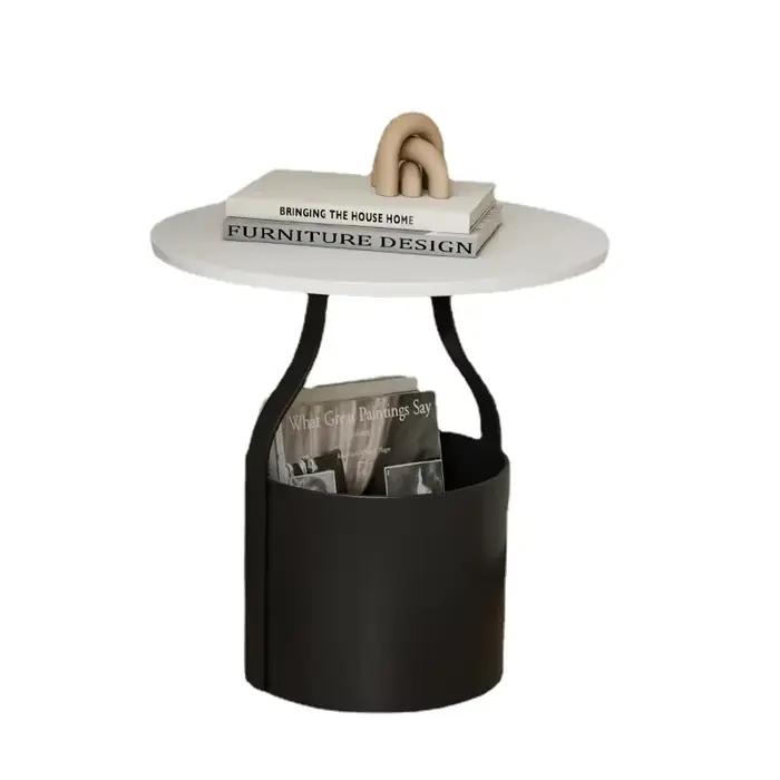 Table De chevet nordique minimaliste blanc Simple