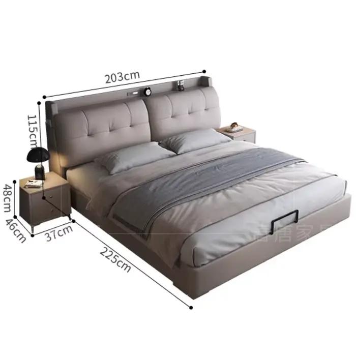 Cadre organisateur poignées De lit tables De chevet modernes uniques lit De salon têtes De lit Queen Size Meubles De Chambre accessoires pour la maison