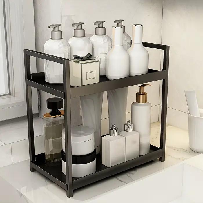 Étagère de rangement intégrée pour coiffeuse