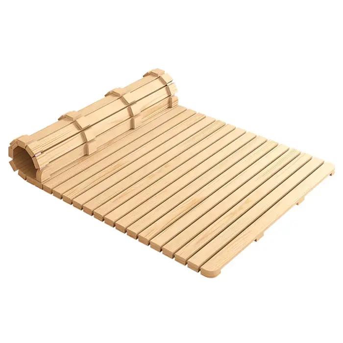 Cadre de lit en bois massif
