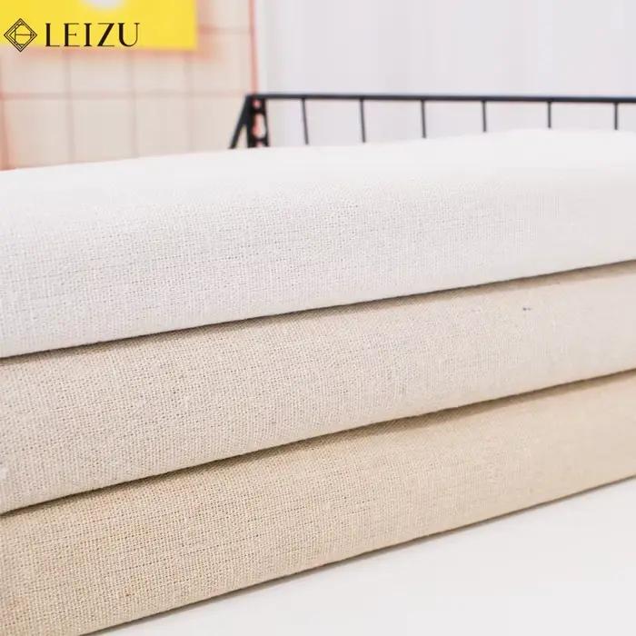 Tissu tissé en coton et lin