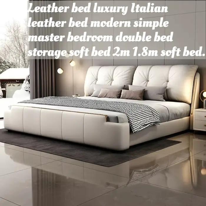Cadre de lit king size avec rangement