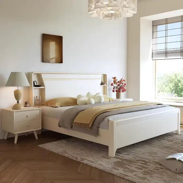 Table de chevet blanche