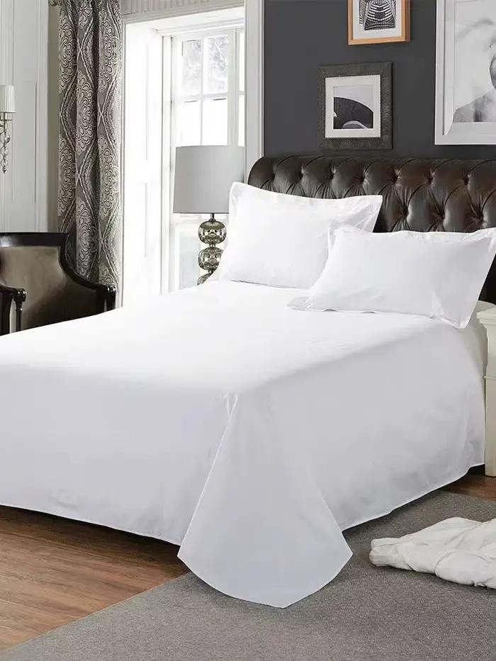 Un drap de lit simple (hors taies d'oreiller et inserts