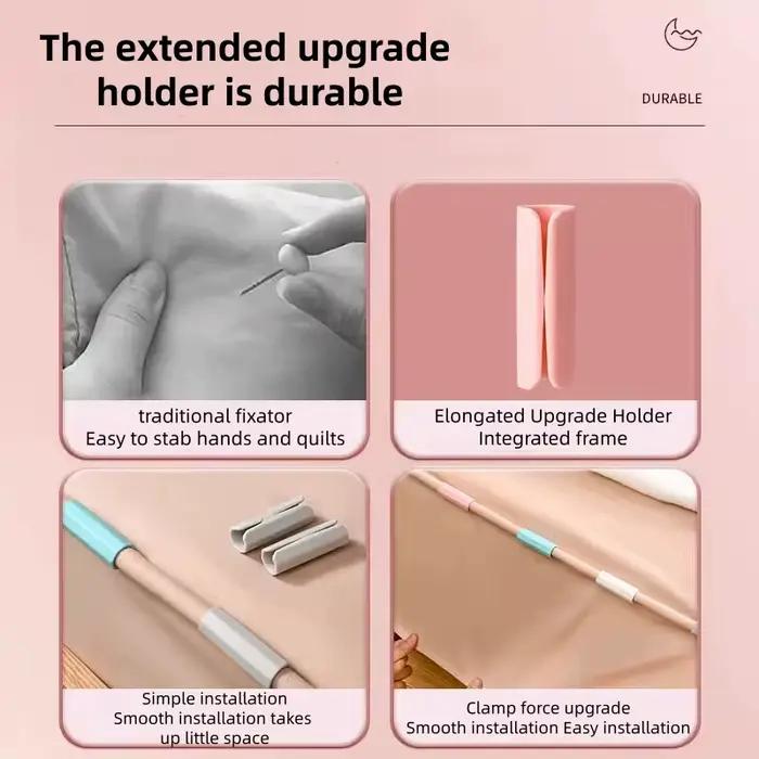 Clips pour drap de lit antidérapants en plastique Durable