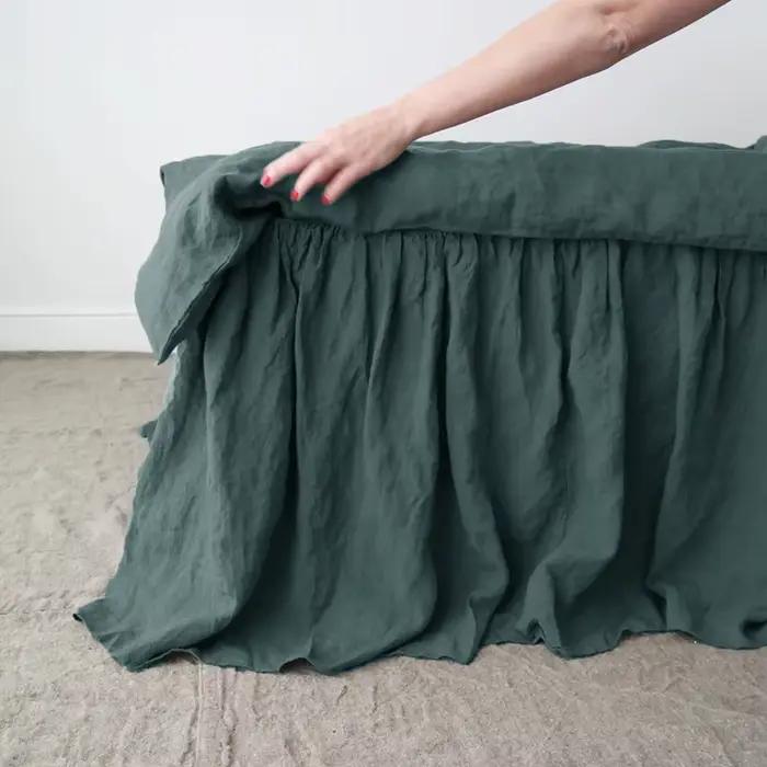 Drap-housse en lin naturel 100% pur