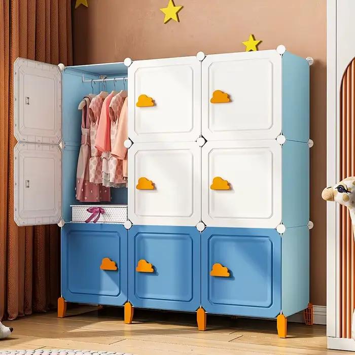Armoires de rangement en plastique multicouches pliables