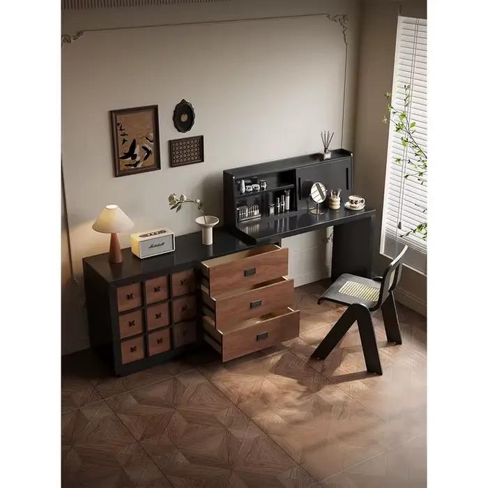Commode k1, armoire de poitrine intégrée pour chambre à coucher
