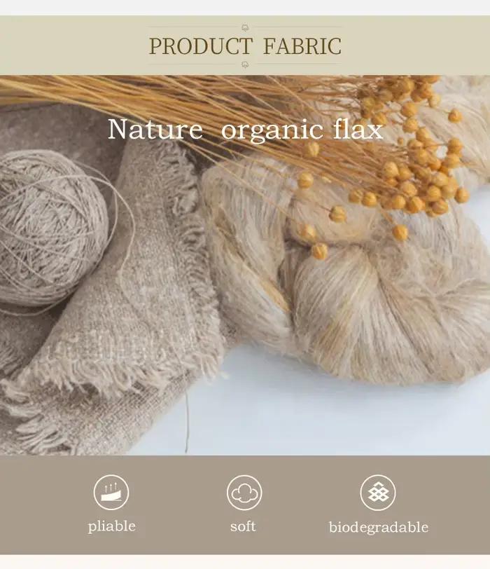 Housse de couette 100% lin français naturel