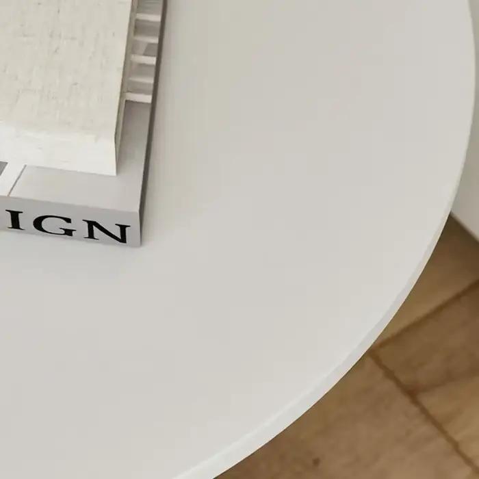 Table De chevet nordique minimaliste blanc Simple