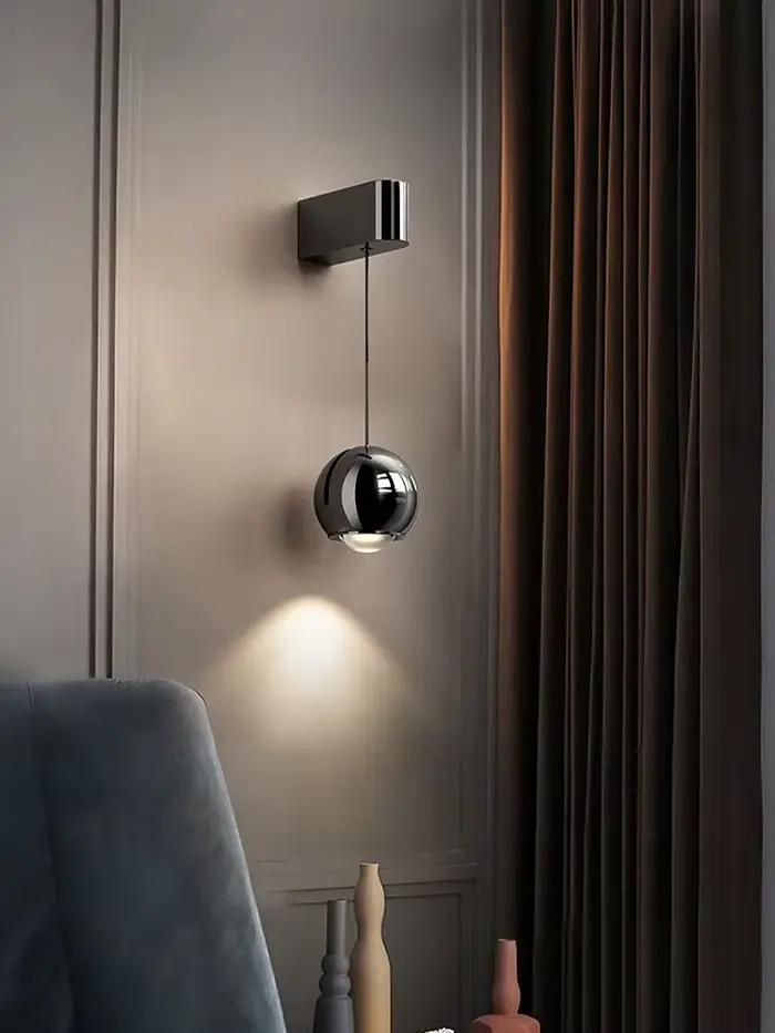 Chambre lampe de chevet murale réglable moderne luxe