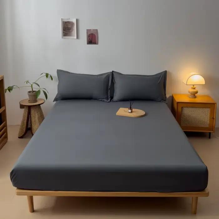Ensemble de draps-housses en coton