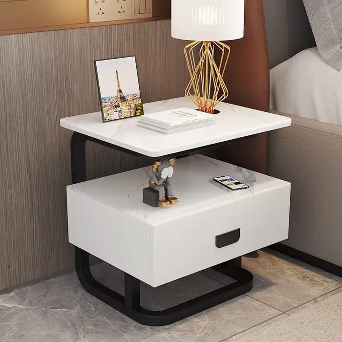 Table De nuit nordique moderne Glamour beauté exquise rangement De chevet tendance européen élégant Mesitas De Noche meubles De chambre