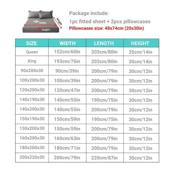 Ensemble de draps-housses en coton