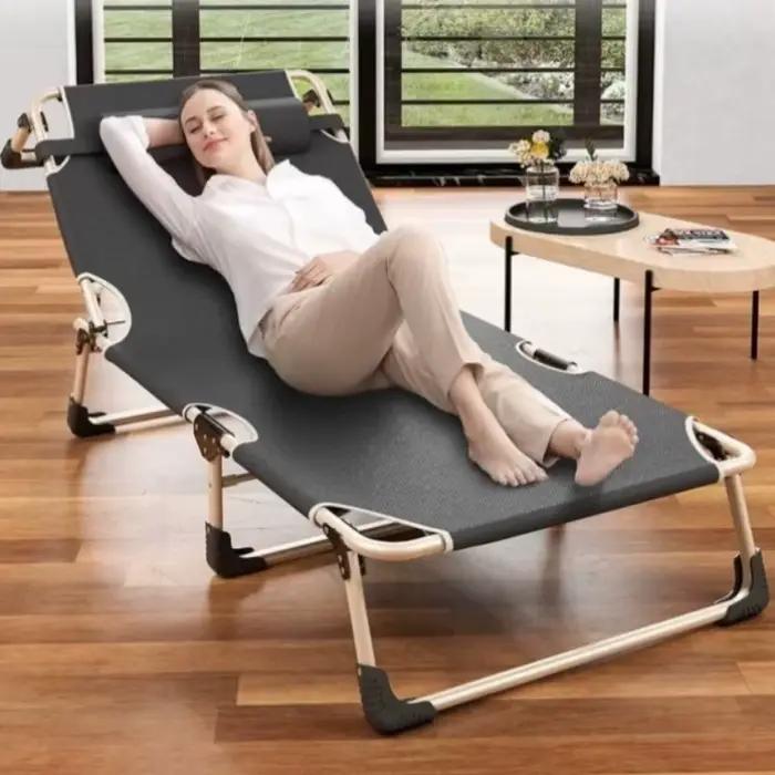 Lit pliant avec matelas intégré pour adultes