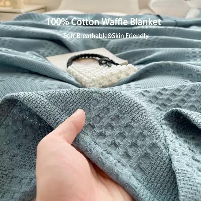 Couverture gaufrée 100% coton