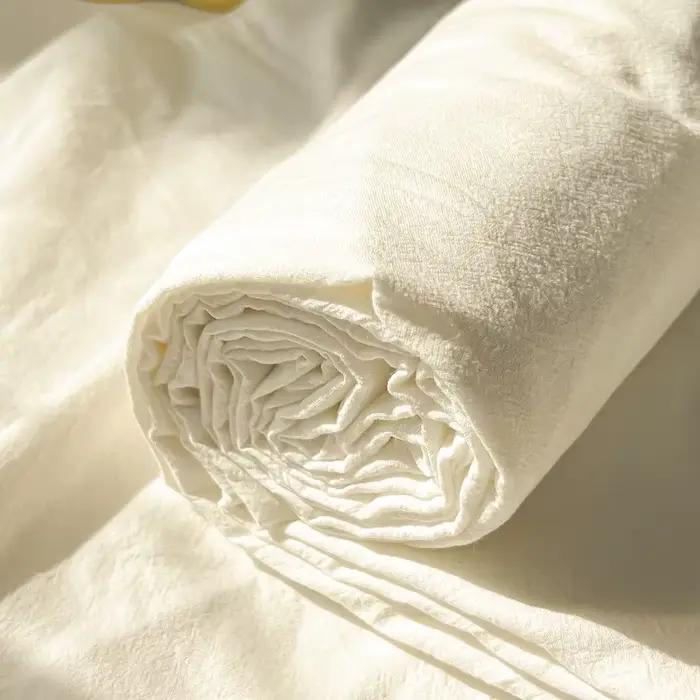Drap de Lit en Coton Lavé 100% Biologique