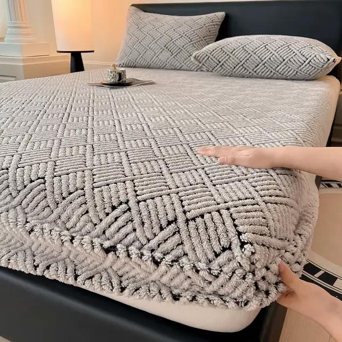 Drap de lit avec bande élastique