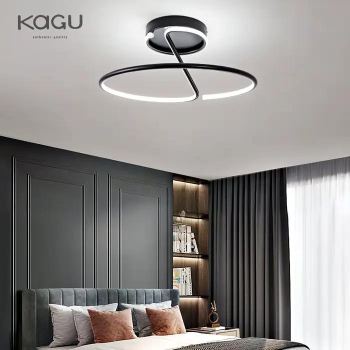 Plafonnier LED Chromé Blanc