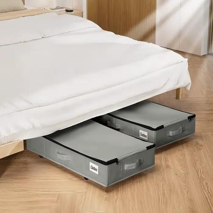 ​ ​ Grande boîte de rangement coulissante pour fond de lit