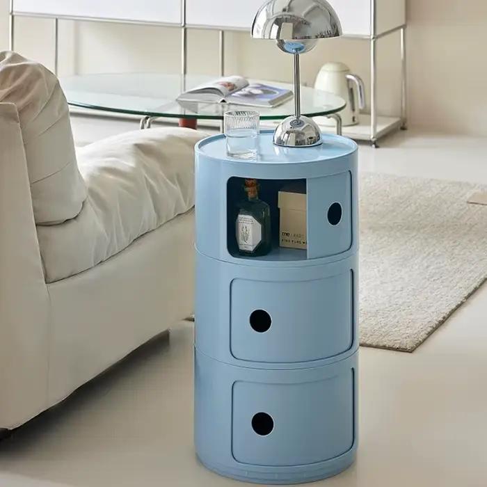 Armoire de chevet nordique en plastique renforcé