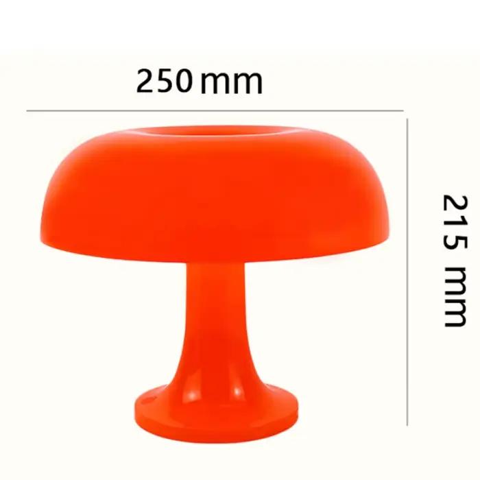 Lampe de table moderne minimaliste en forme de champignon