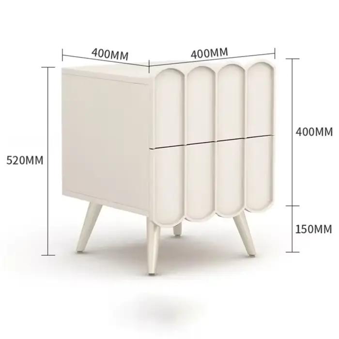 Table De nuit blanche à la mode
