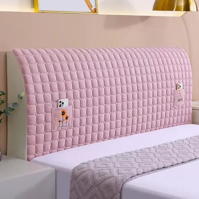 Juste de tête de lit lavable en peluche douce nordique