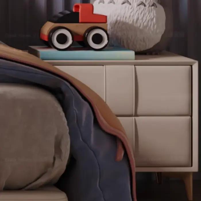 Lit de maison pour chambre de garçon