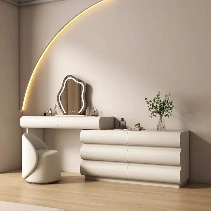 Armoire De rangement De chambre De luxe coiffeuse Recamera maquillage