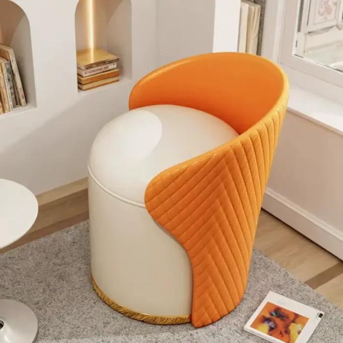 Tabouret de coiffeuse de luxe pour chambre à coucher
