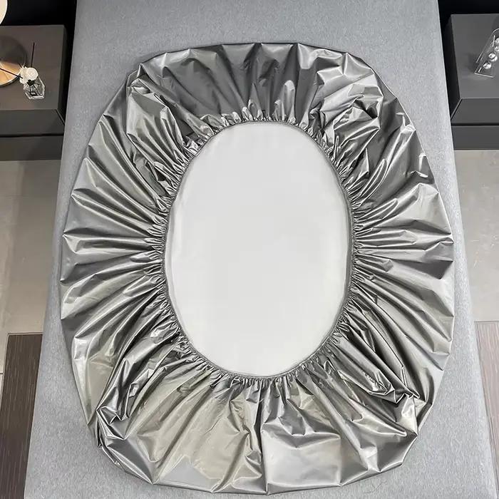 Drap-housse de lit de Couple imperméable en Satin d'été