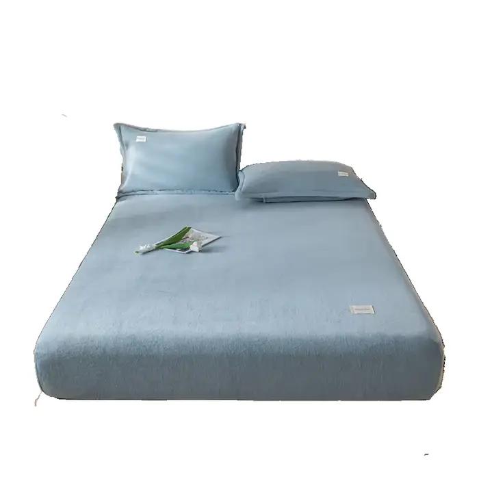 Housse de matelas thermique en velours
