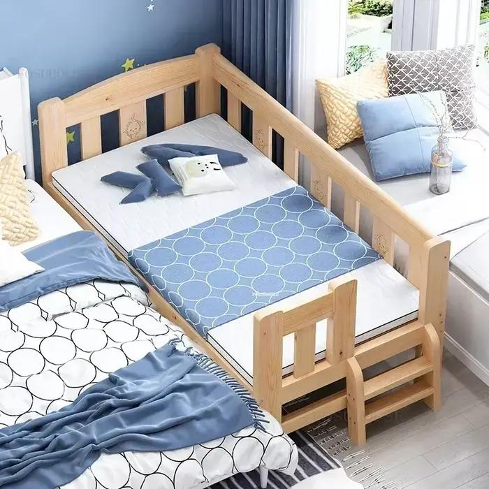 Lit de chevet simple pour garçons et filles