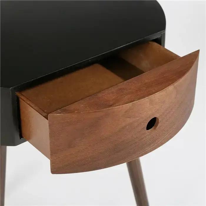Table de chevet ronde minimaliste italienne