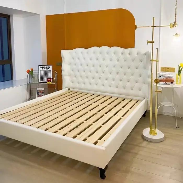 Ensemble de chambre à coucher avec couette de lit esthétique moderne
