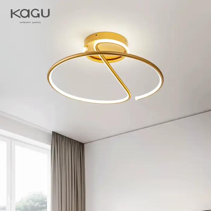 Plafonnier LED Chromé Blanc