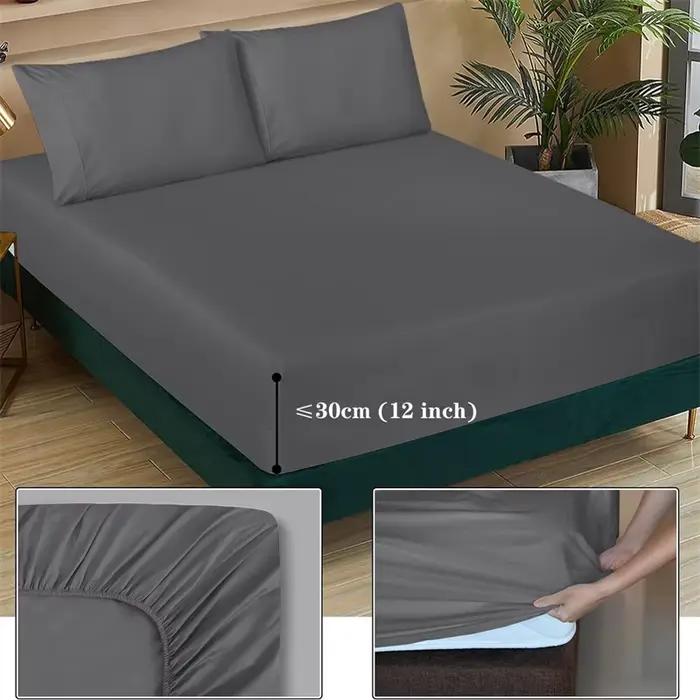 Drap-housse 100% coton avec bande élastique