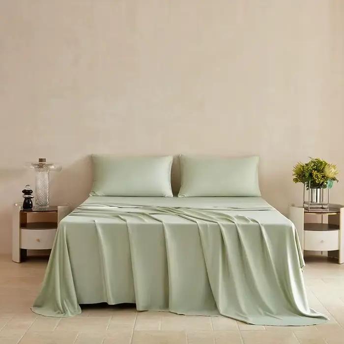 Drap plat 100 % fibre de bambou