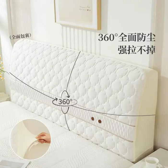 Nouvelle couverture de tête de lit douce tissu de laine élastique antidérapant résistant à l'usure de haute qualité