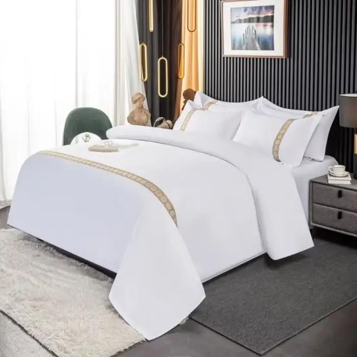 Nouveau 140g sergé épaissi hôtel quatre pièces