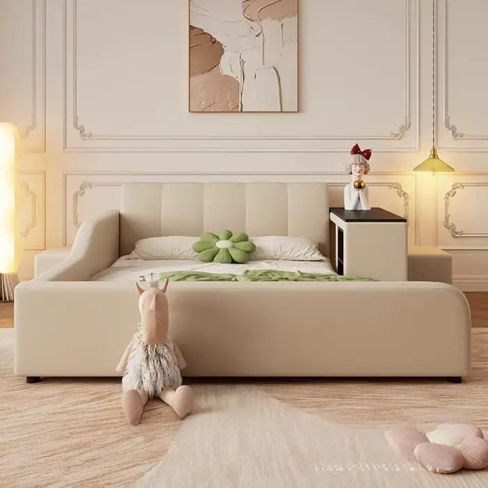 Lit de rangement étanche minimaliste européen pour enfants