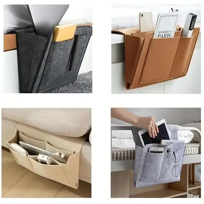 Sac de rangement suspendu pour chevet